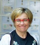 Consuelo Castro Rey, el pasado 28 de mayo, durante la inauguración de la exposición filatélica “La Milicia en la Historia Postal” en el Palacio de Capitanía General de A Coruña