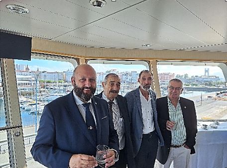 José L. Rey, Joaquín Ochoa, Santiago Mosquera y Antonio Lojo